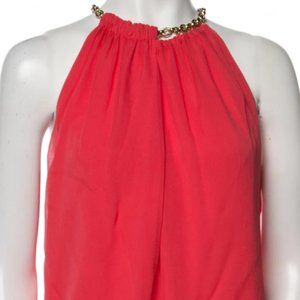DIANE VON FURSTENBERG Silk Halterneck Blouse